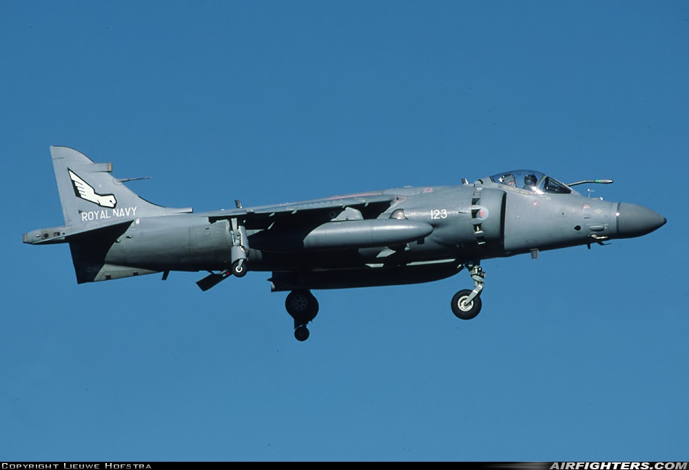 UK - Navy British Aerospace Sea Harrier FA.2 ZD613 at Leeuwarden (LWR / EHLW), Netherlands