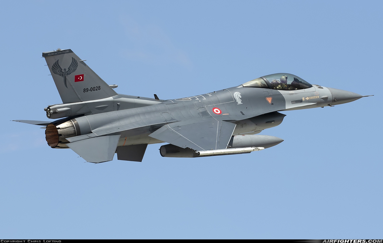 Türkiye - Air Force General Dynamics F-16C Fighting Falcon 89-0028 at Konya (KYA / LTAN), Türkiye