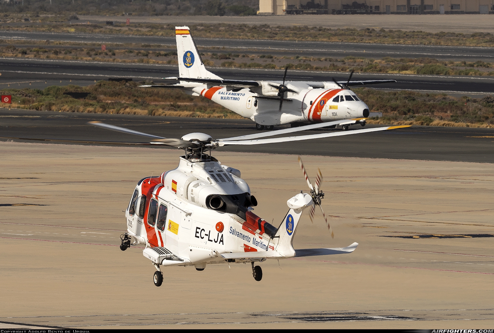 Spain - Maritime Safety and Rescue Agency AgustaWestland AW139 EC-LJA at Gran Canaria (- Las Palmas / Gando) (LPA / GCLP), Spain