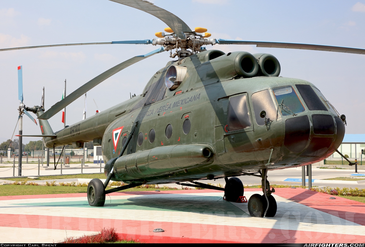 Mexico - Air Force Mil Mi-8T 1810 at Santa Lucia (NLU / MMSM), Mexico