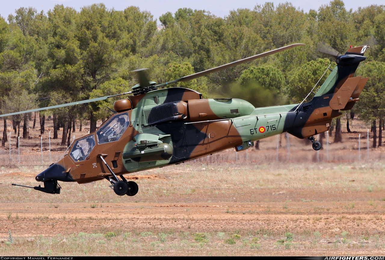 Spain - Army Eurocopter EC-665 Tiger HAD HA.28-15-10045 at Ciudad Real - Almagro (LEAO), Spain
