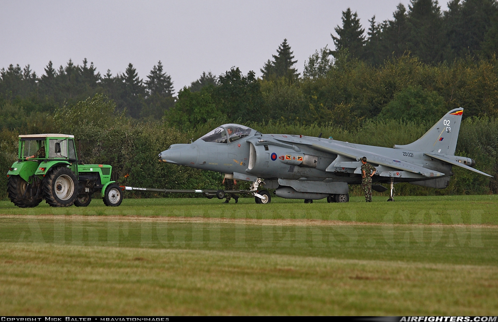 UK - Air Force British Aerospace Harrier GR.9 ZD321 at Breitscheid (EDGB), Germany