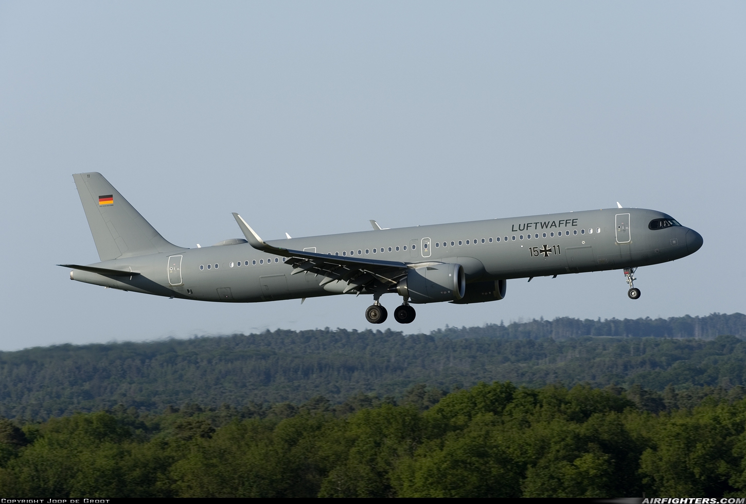Germany - Air Force Airbus A321-251NX 15+11 at Cologne / Bonn (- Konrad Adenauer / Wahn) (CGN / EDDK), Germany