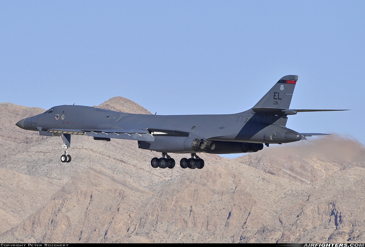 USA - Air Force Rockwell B-1B Lancer 86-0111 at Las Vegas - Nellis AFB (LSV / KLSV), USA