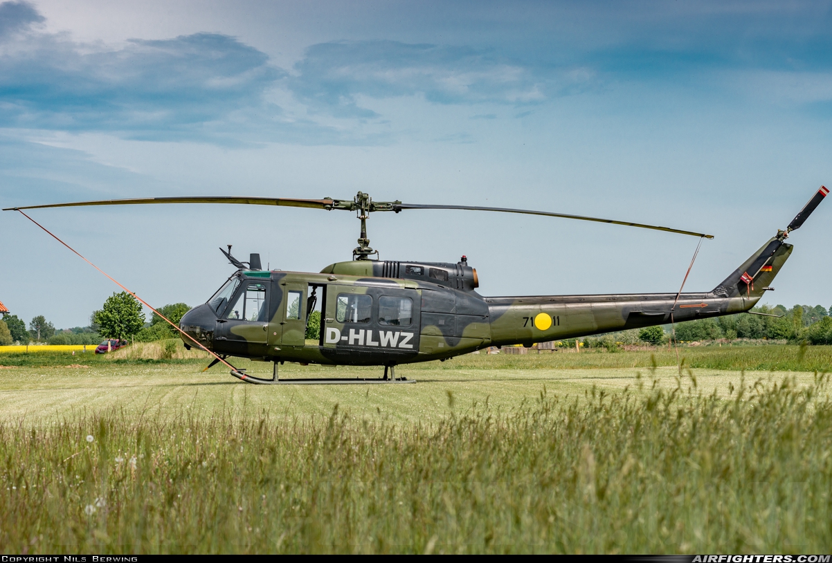 Private Bell UH-1D Iroquois (205) D-HLWZ at Withheld, Germany