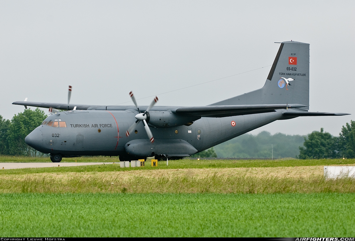 Türkiye - Air Force Transport Allianz C-160D 69-032 at Florennes (EBFS), Belgium