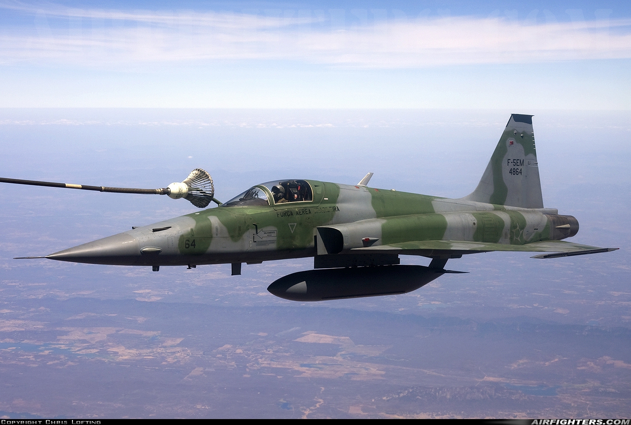 Brazil - Air Force Northrop F-5EM Tiger II 4864 at In Flight, Brazil