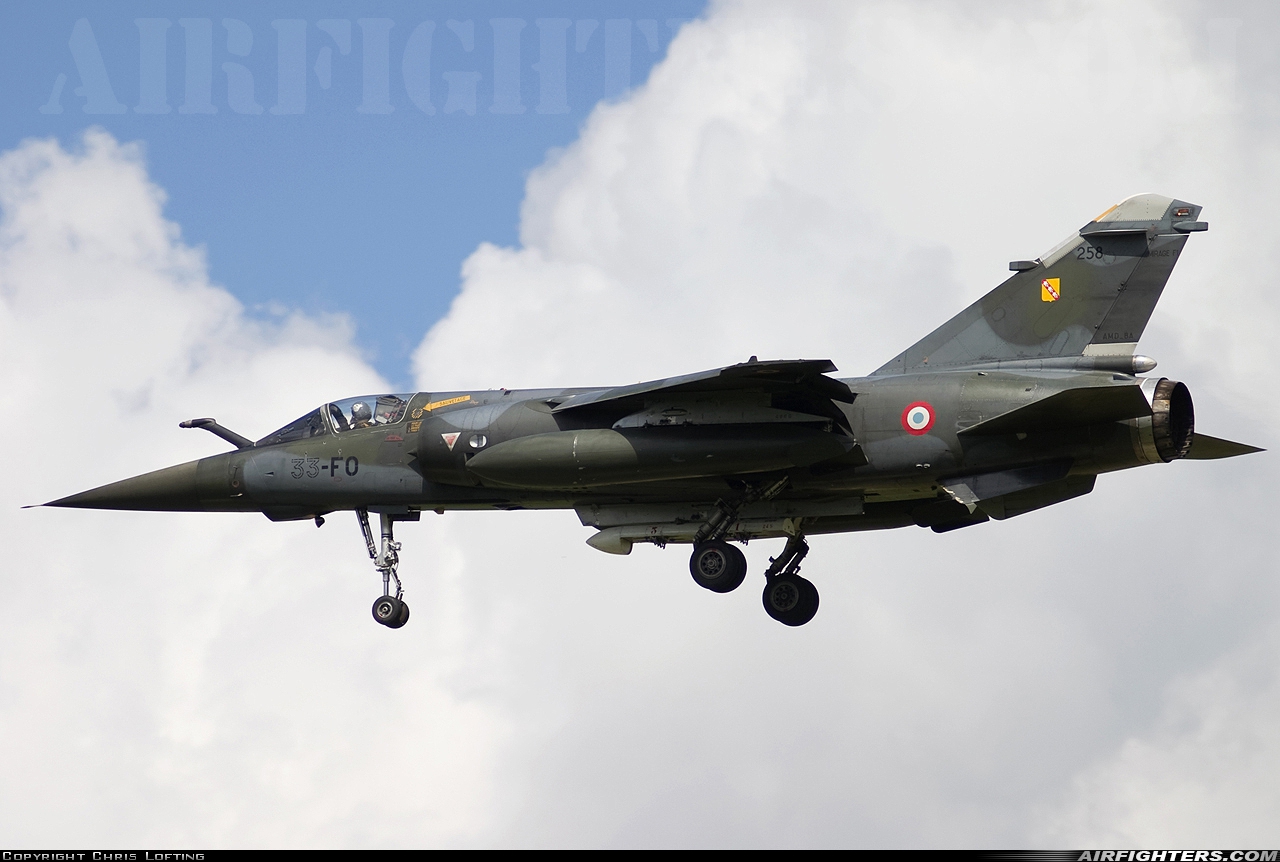 France - Air Force Dassault Mirage F1CT 258 at Reims - Champagne (RHE / LFSR), France
