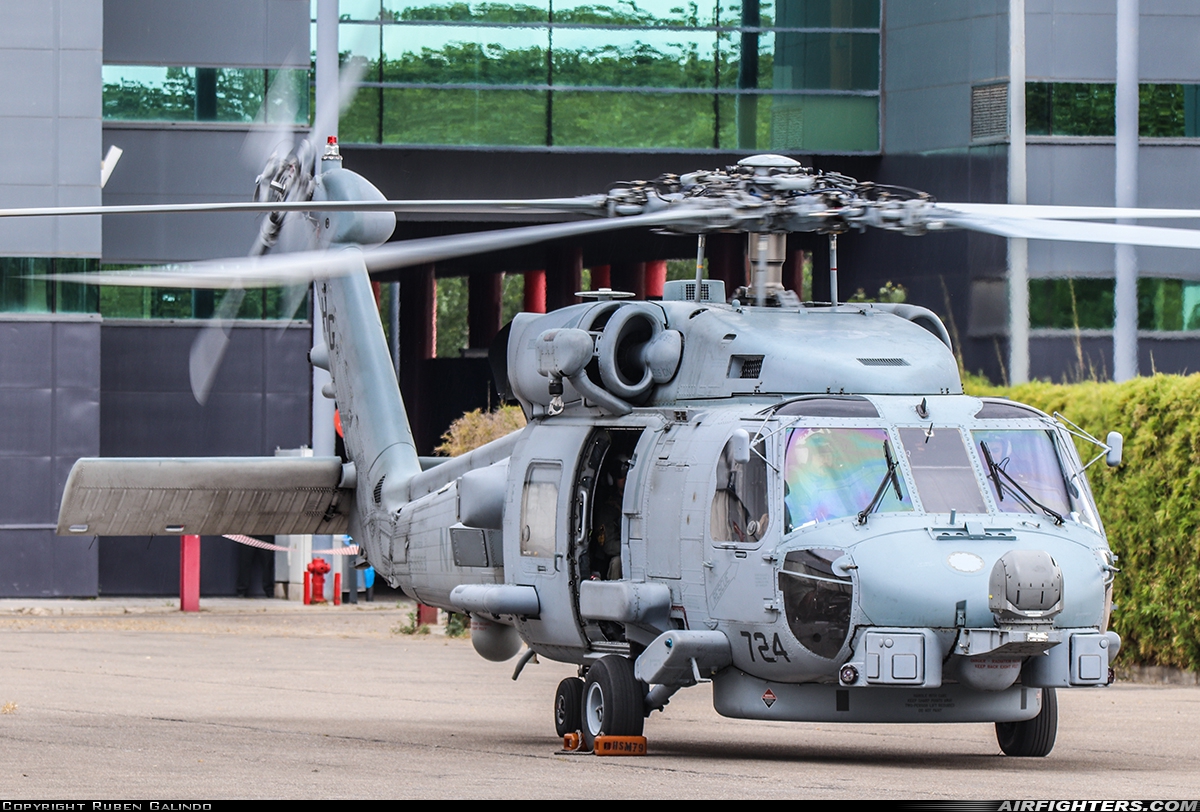 USA - Navy Sikorsky MH-60R Strikehawk (S-70B) 166563 at Off-Airport - Madrid, Spain
