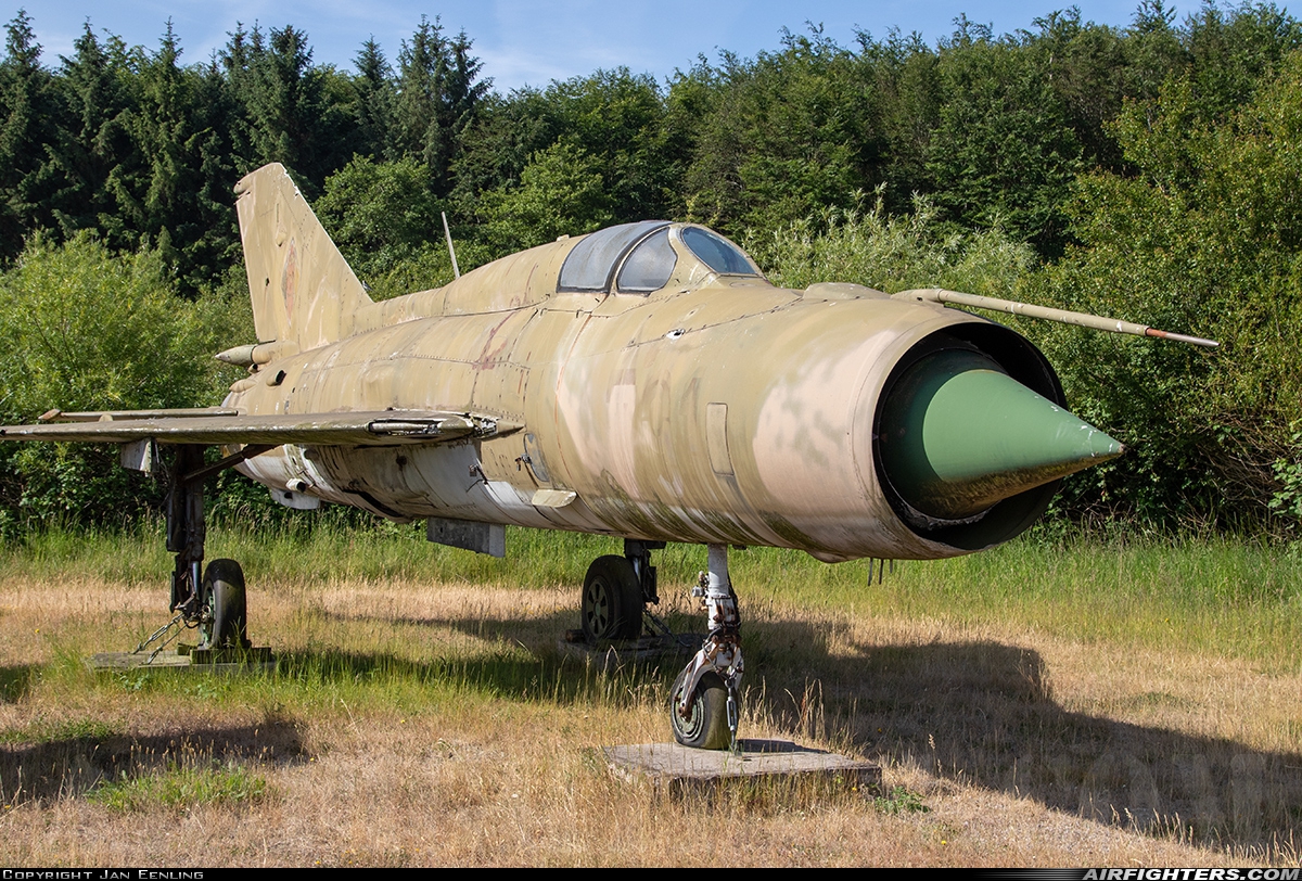 East Germany - Air Force Mikoyan-Gurevich MiG-21SPS 791 at Off-Airport - Putlos, Germany