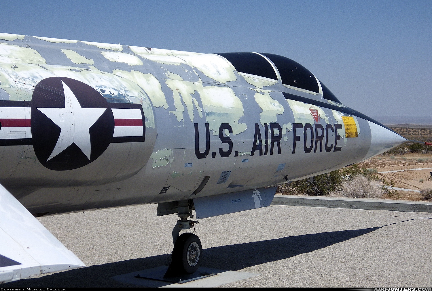 USA - Air Force Lockheed NF-104A Starfighter 56-0790 at Edwards - AFB (EDW / KEDW), USA