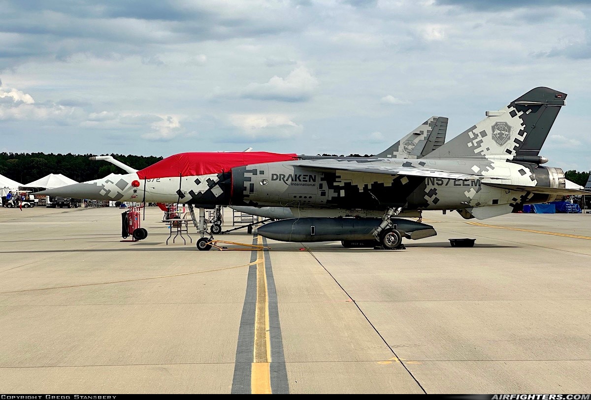 Company Owned - Draken International Dassault Mirage F1M N572EM at Goldsboro - Seymour Johnson AFB (GSB / KGSB), USA