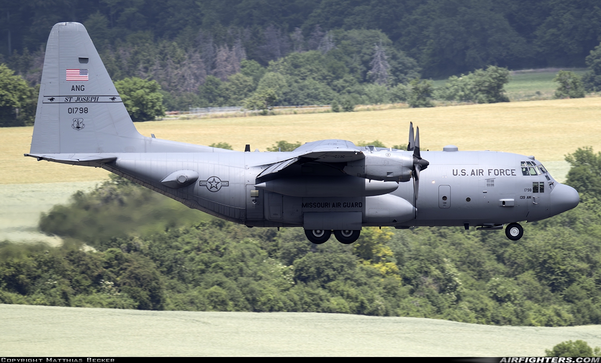 USA - Air Force Lockheed C-130H Hercules (L-382) 90-1798 at Saarbrucken (- Ensheim) (SCN / EDDR), Germany