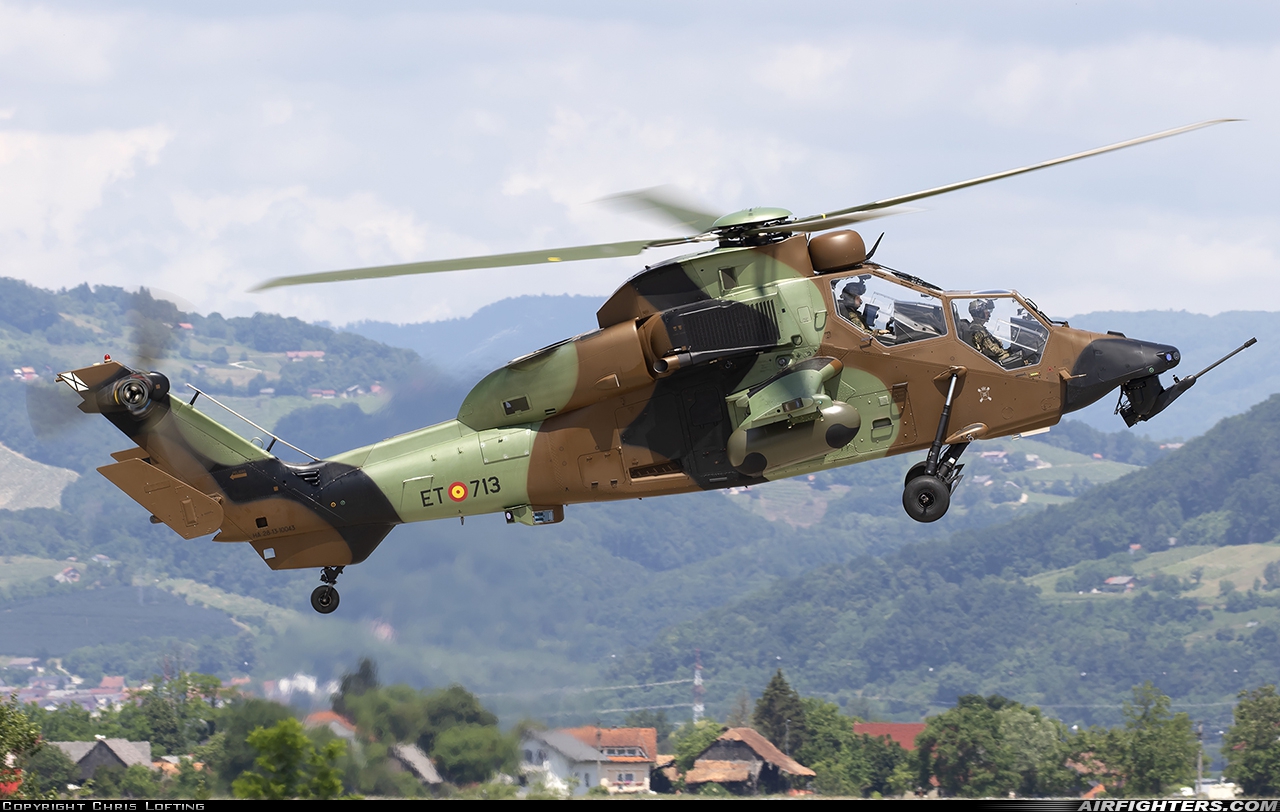Spain - Army Eurocopter EC-665 Tiger HAD HA.28-13-10043 at Cerklje (LJCE), Slovenia