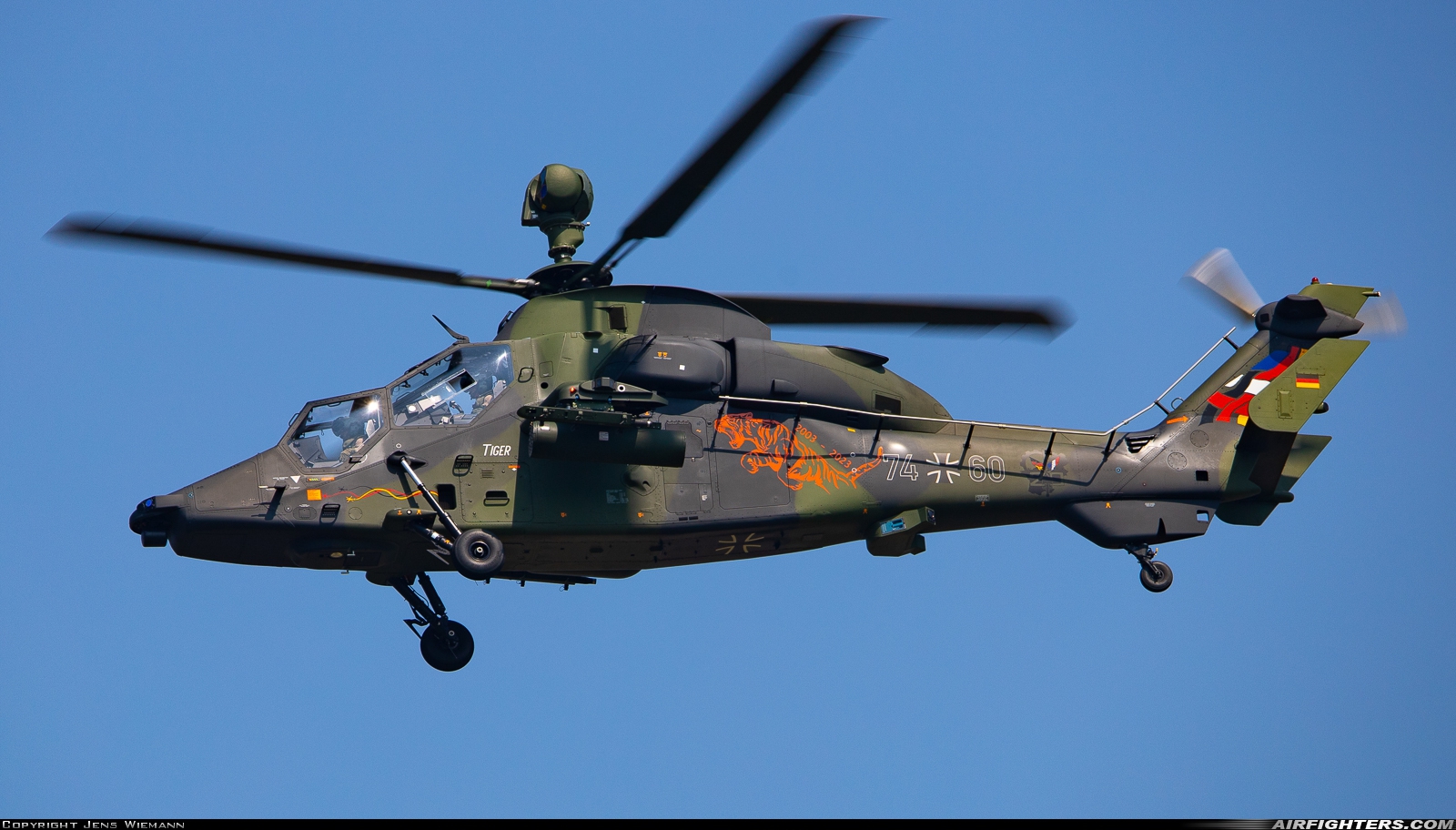 Germany - Army Eurocopter EC-665 Tiger UHT 74+60 at Buckeburg (- Achum) (ETHB), Germany