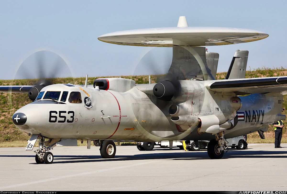 USA - Navy Grumman E-2C II Hawkeye 165814 at Atlanta - Hartsfield-Jackson Int. (The William B Hartsfield) (ATL / KATL), USA