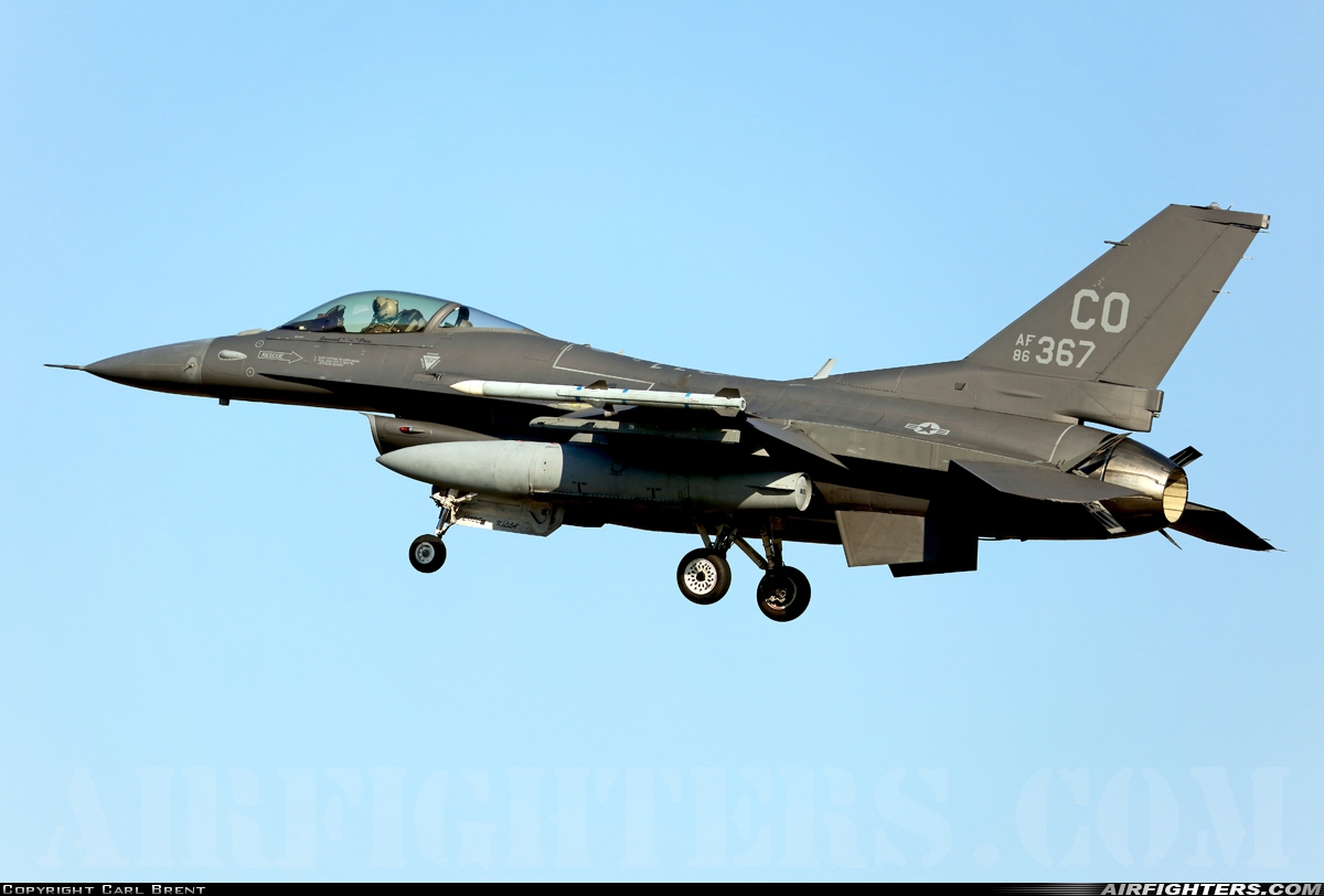USA - Air Force General Dynamics F-16C Fighting Falcon 86-0367 at Schleswig (- Jagel) (WBG / ETNS), Germany