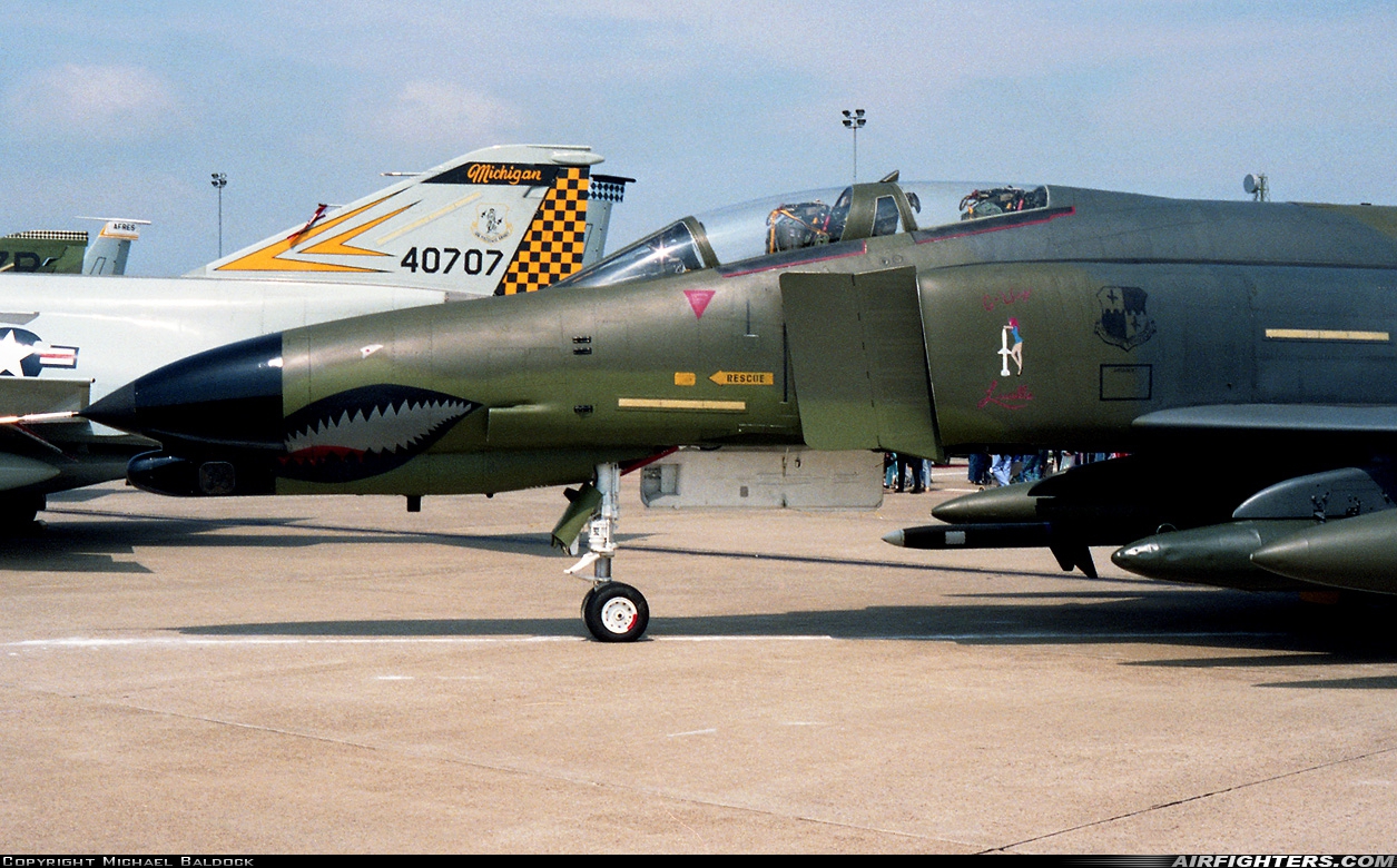 USA - Air Force McDonnell Douglas F-4G Phantom II 69-7558 at Mildenhall (MHZ / GXH / EGUN), UK