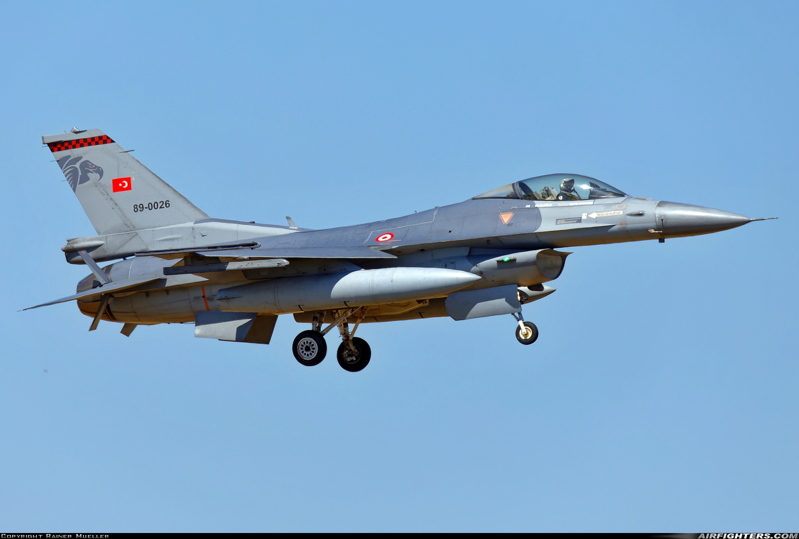 Türkiye - Air Force General Dynamics F-16C Fighting Falcon 89-0026 at Schleswig (- Jagel) (WBG / ETNS), Germany