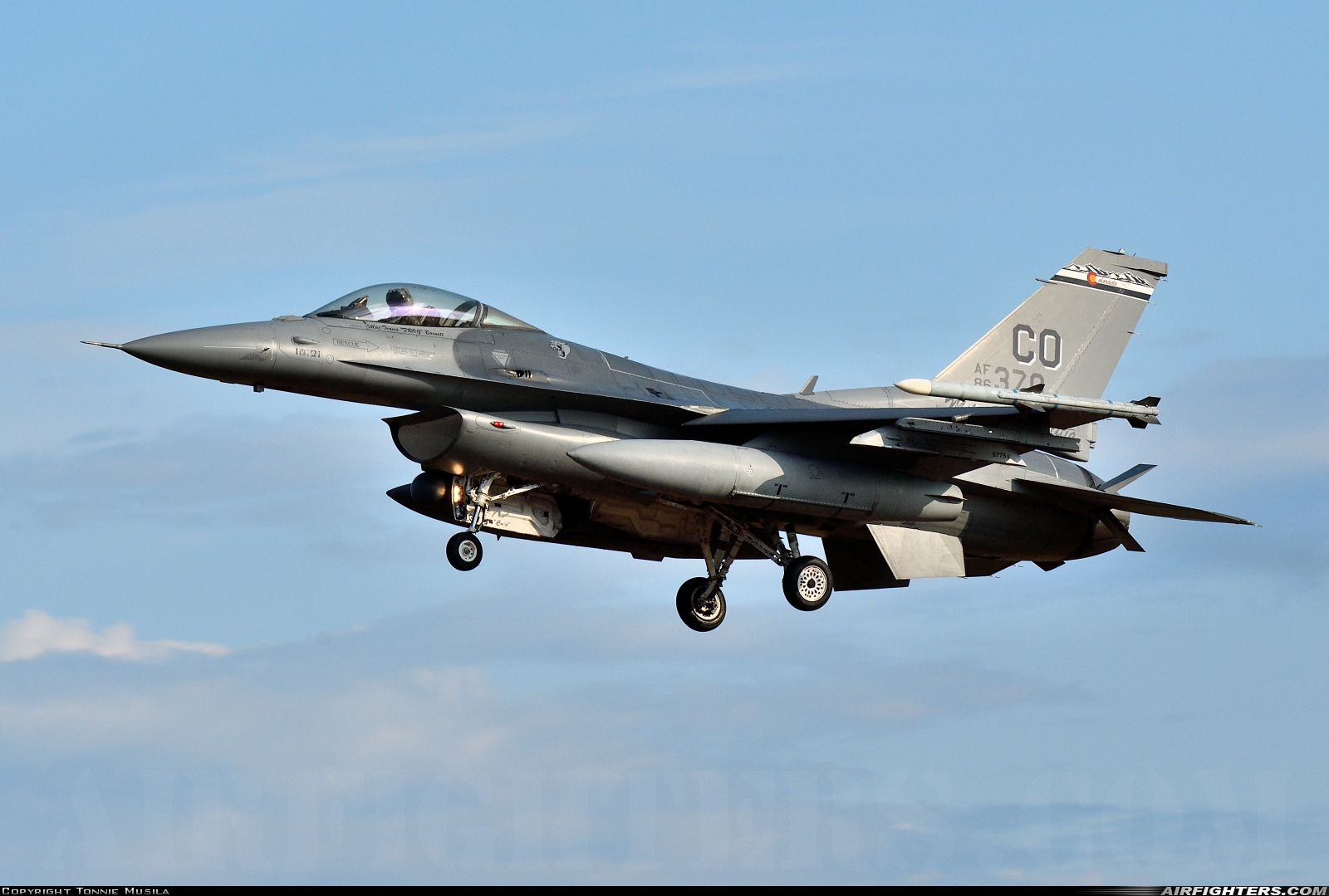 USA - Air Force General Dynamics F-16C Fighting Falcon 86-0370 at Hohn (ETNH), Germany