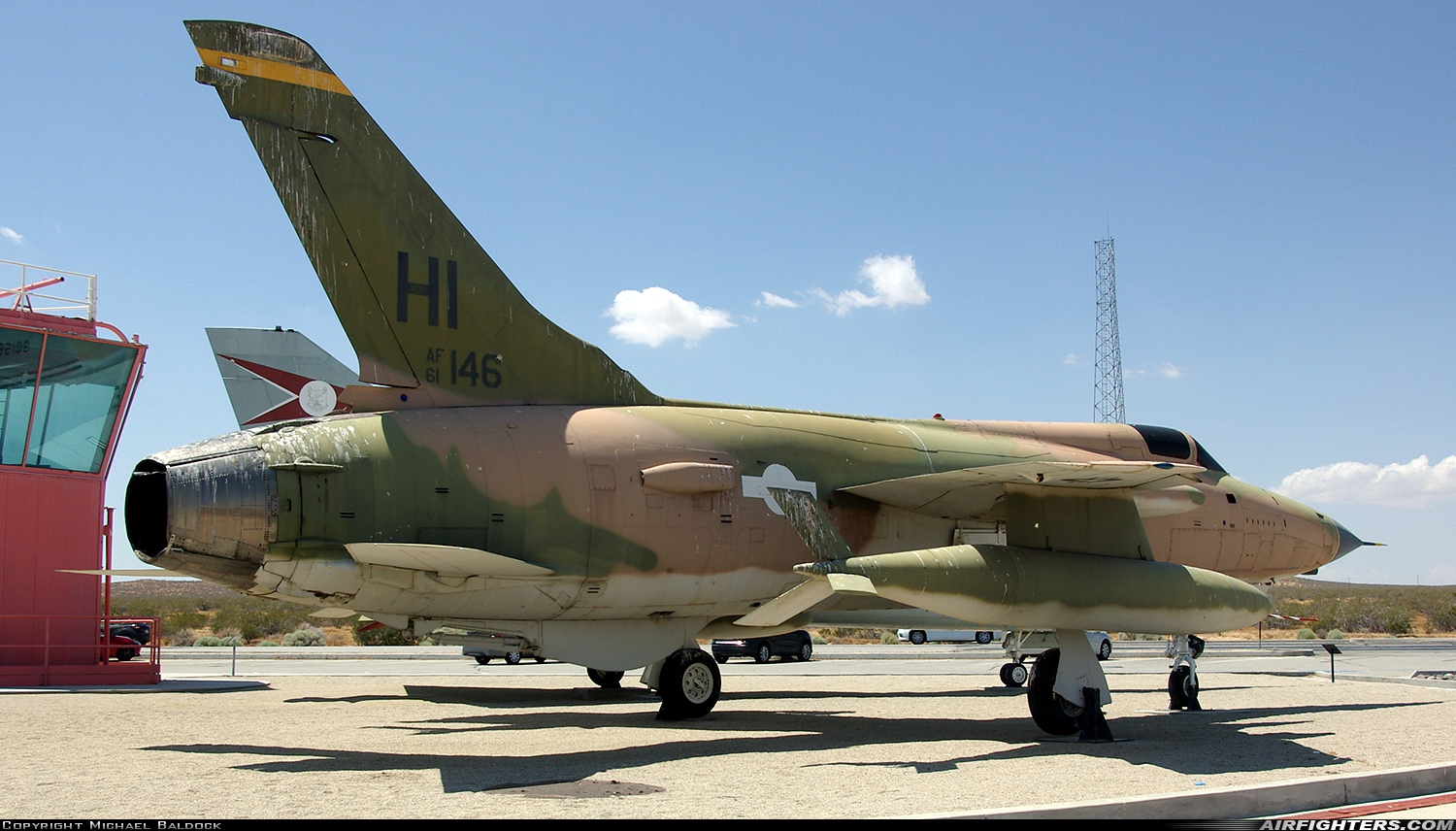USA - Air Force Republic F-105D Thunderchief 61-0146 at Edwards - AFB (EDW / KEDW), USA