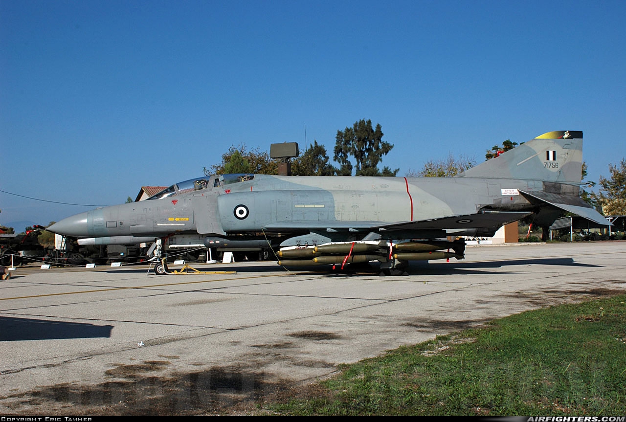 Greece - Air Force McDonnell Douglas F-4E AUP Phantom II 71756 at Andravida (Pyrgos -) (PYR / LGAD), Greece