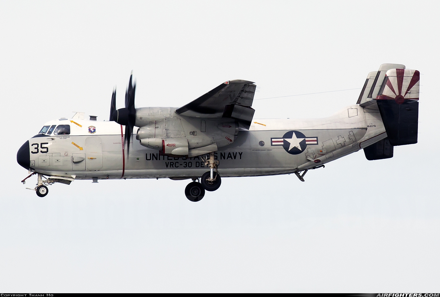 USA - Navy Grumman C-2A Greyhound 162170 at Da Nang (DAD / VVDN), Vietnam