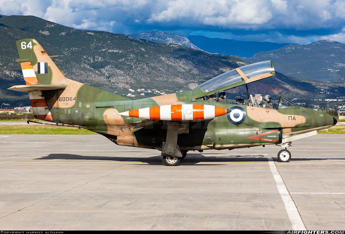 Greece - Air Force North American T-2E Buckeye 160064 at Kalamata (LGKL), Greece