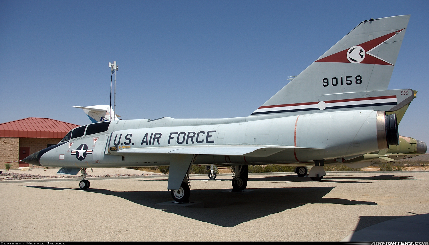 USA - Air Force Convair QF-106B Delta Dart 59-0158 at Edwards - AFB (EDW / KEDW), USA
