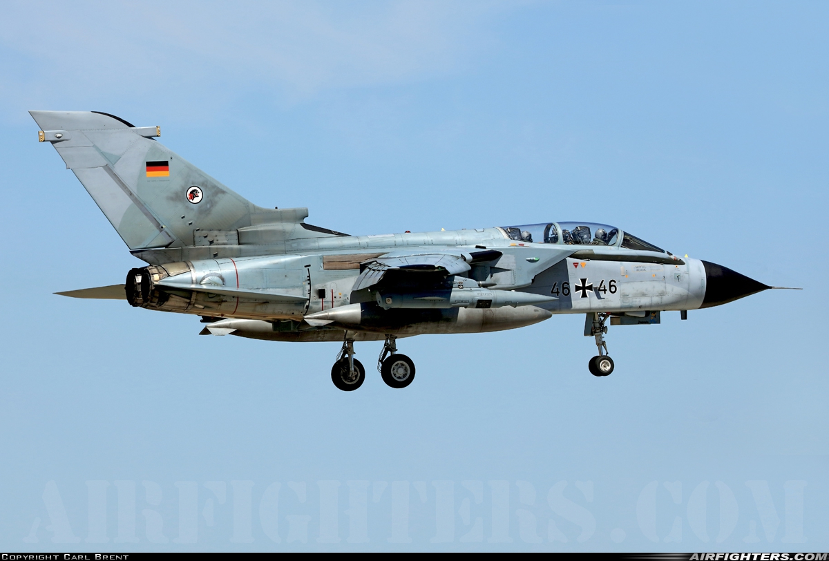Germany - Air Force Panavia Tornado ECR 46+46 at Schleswig (- Jagel) (WBG / ETNS), Germany