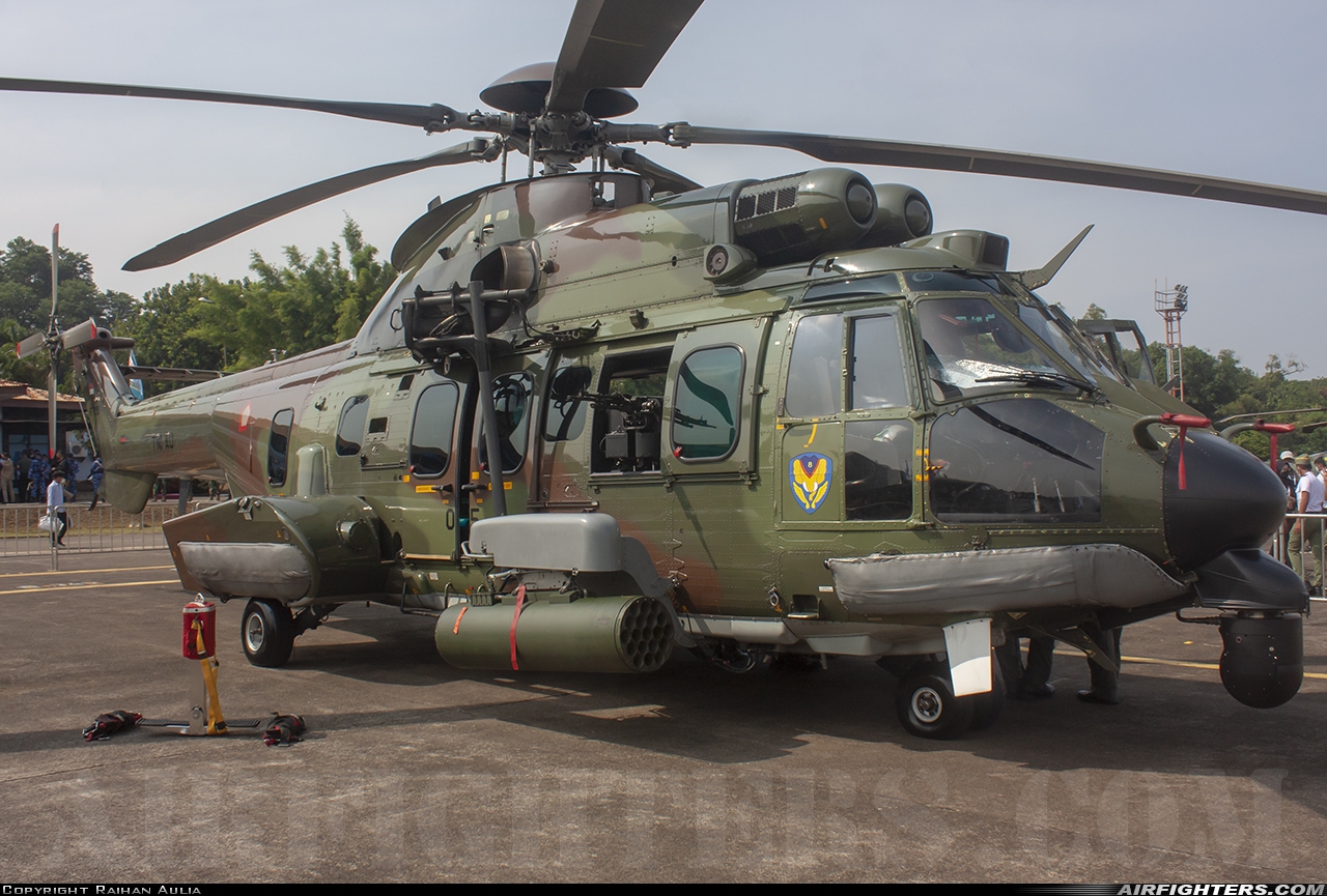 Indonesia - Air Force Eurocopter EC-725 Caracal HT-7205 at Jakarta - Halim Perdanakusumah (HLP / WIHH), Indonesia