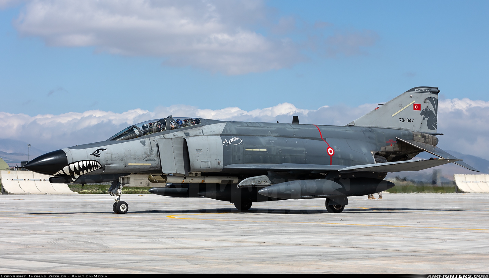 Türkiye - Air Force McDonnell Douglas F-4E-2020 Terminator 73-1047 at Konya (KYA / LTAN), Türkiye