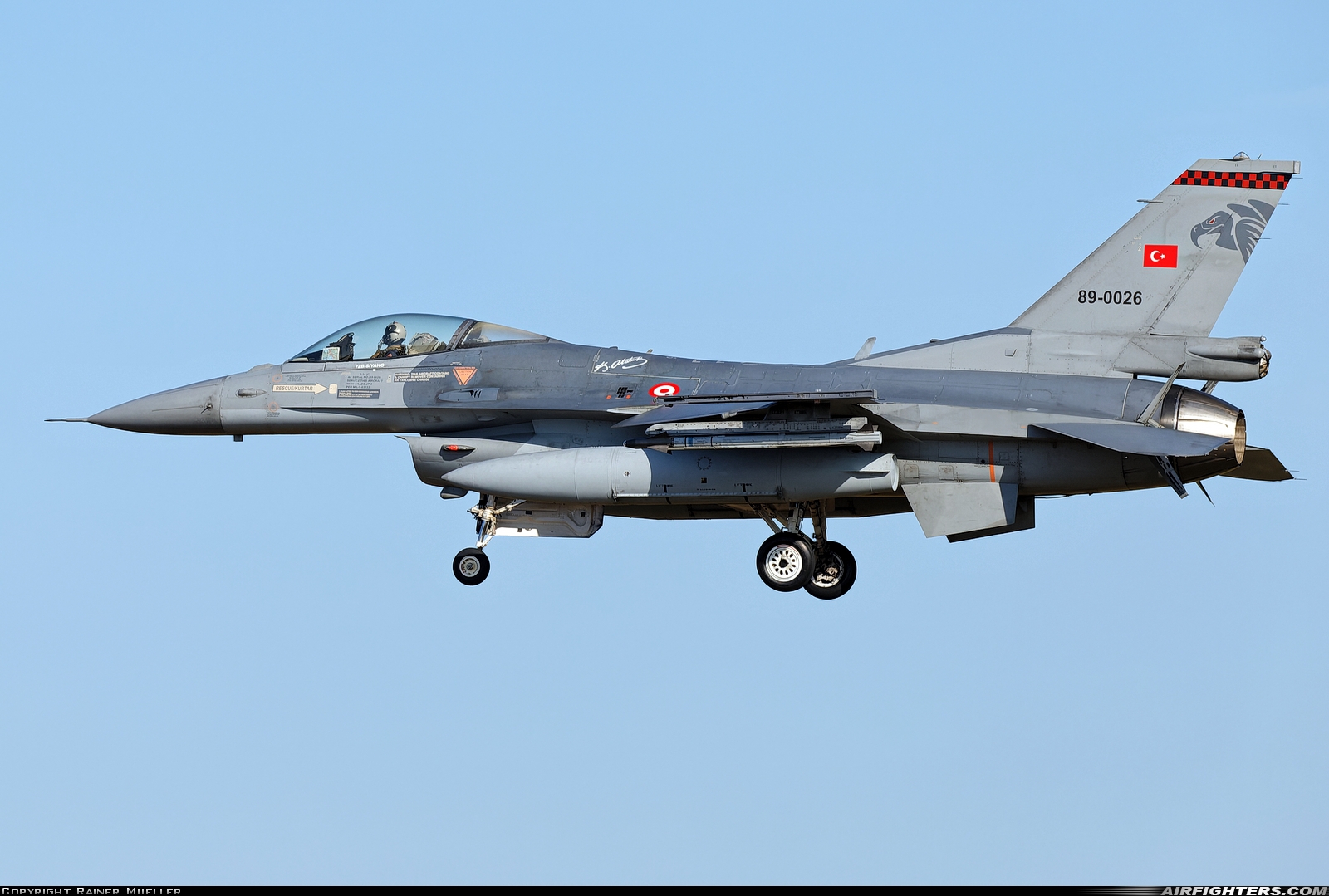 Türkiye - Air Force General Dynamics F-16C Fighting Falcon 89-0026 at Schleswig (- Jagel) (WBG / ETNS), Germany