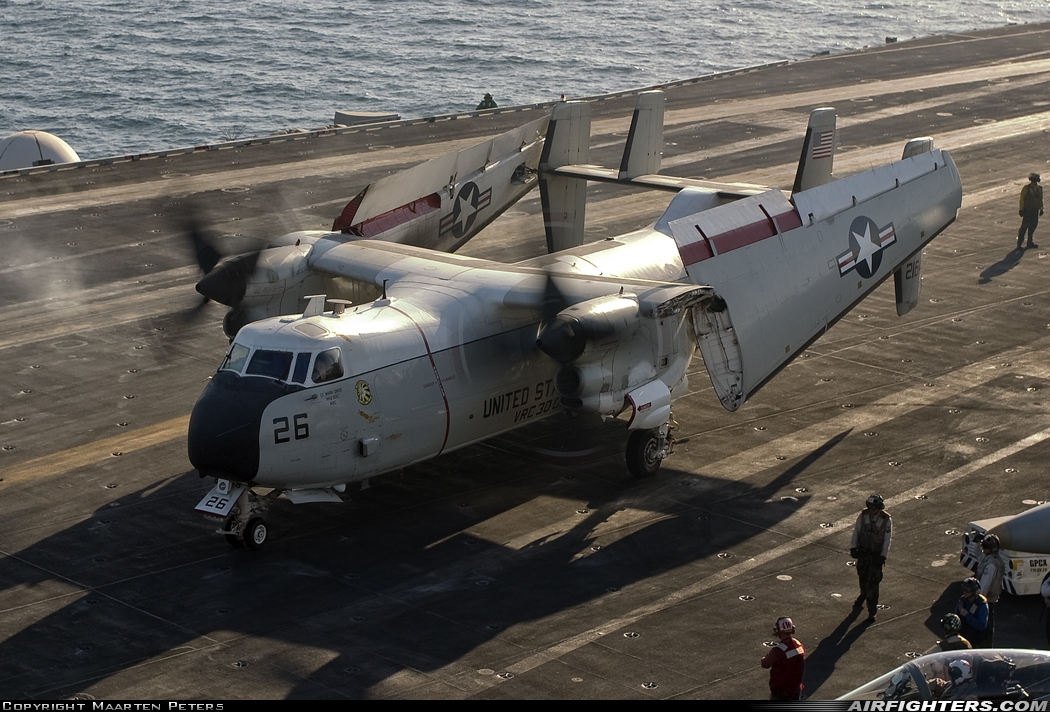 USA - Navy Grumman C-2A Greyhound 162164 at Off-Airport - Arabian Sea, International Airspace