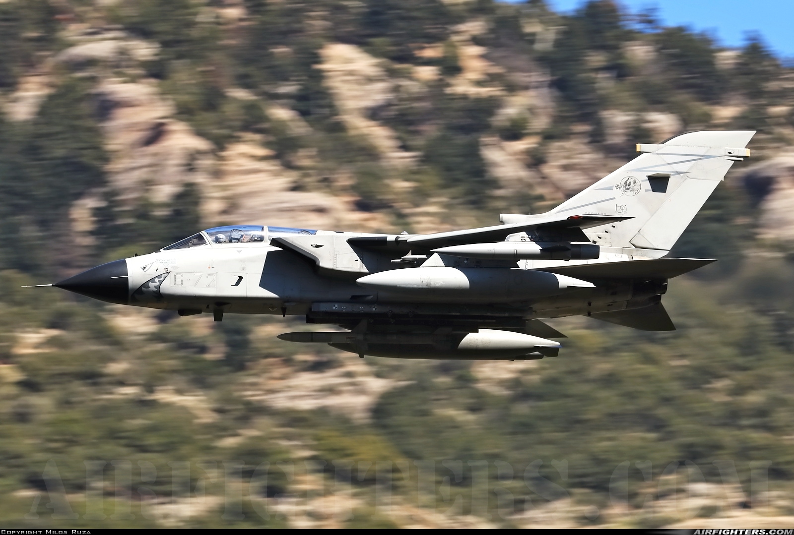 Italy - Air Force Panavia Tornado ECR MM7051 at Off-Airport - Vouraikos Canyon, Greece
