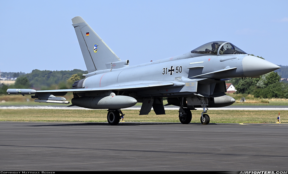 Germany - Air Force Eurofighter EF-2000 Typhoon S 31+50 at Neuburg - Zell (ETSN), Germany