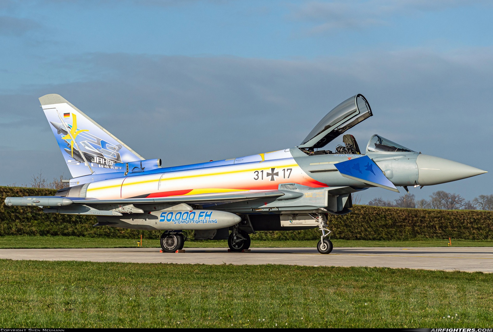 Germany - Air Force Eurofighter EF-2000 Typhoon S 31+17 at Rostock - Laage (RLG / ETNL), Germany