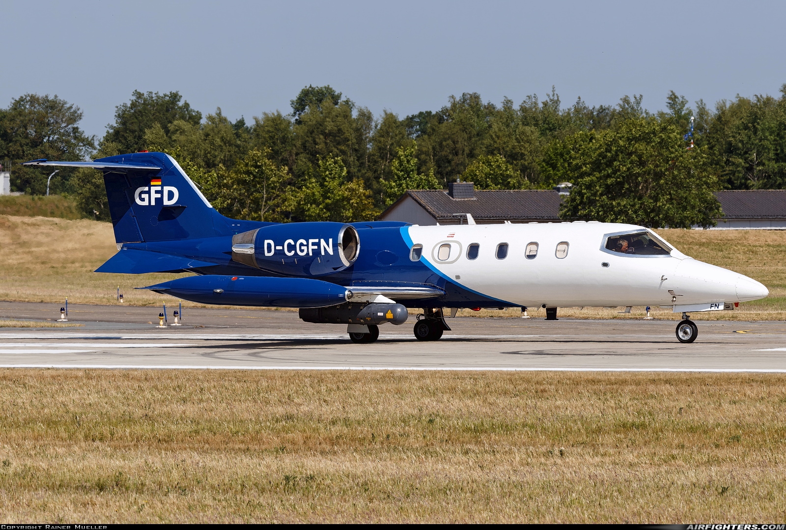 Company Owned - GFD Learjet 35A D-CGFN at Hohn (ETNH), Germany