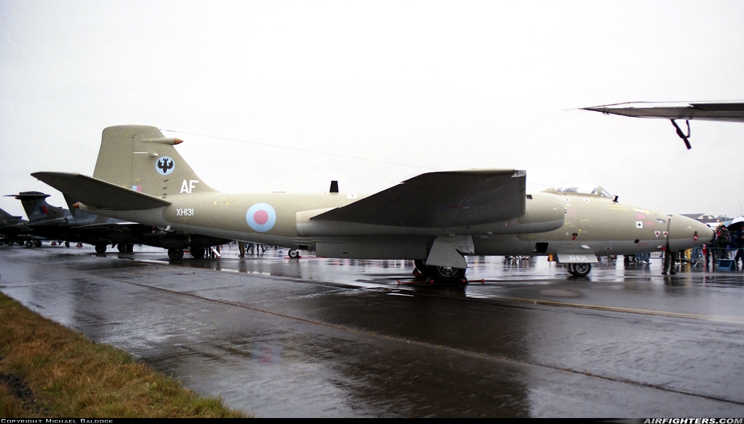 UK - Air Force English Electric Canberra PR9 XH131 at Fairford (FFD / EGVA), UK