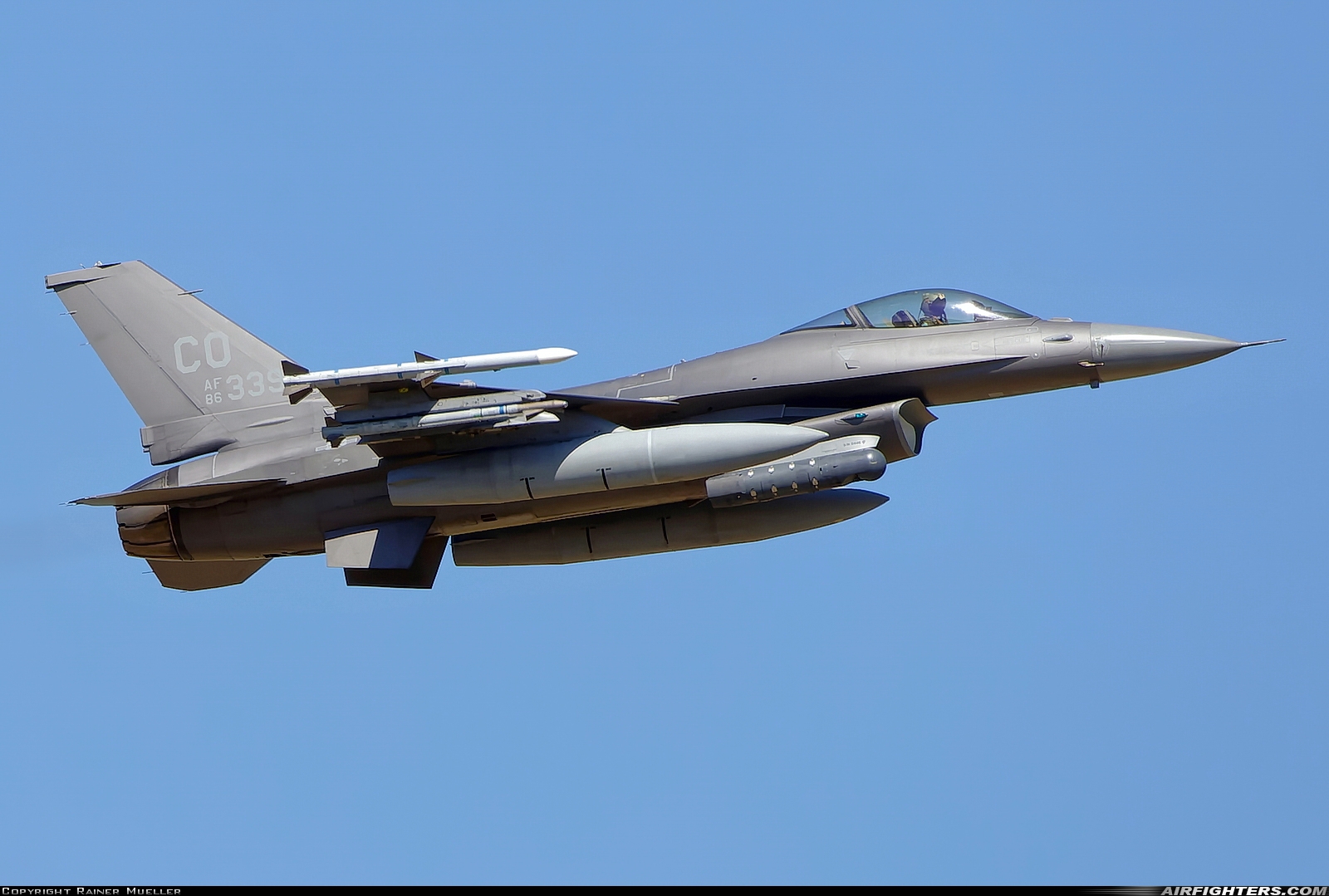 USA - Air Force General Dynamics F-16C Fighting Falcon 86-0339 at Schleswig (- Jagel) (WBG / ETNS), Germany