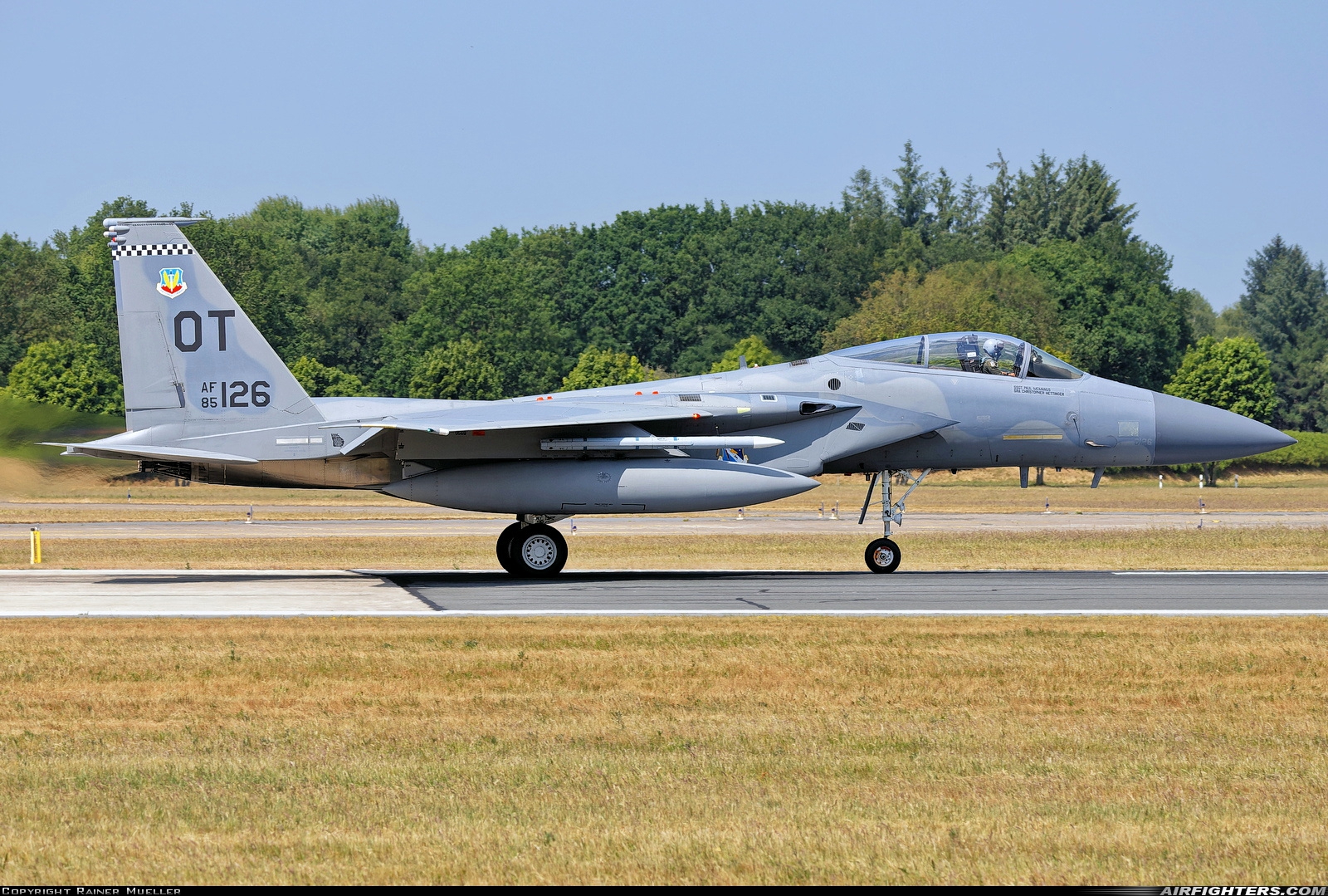 USA - Air Force McDonnell Douglas F-15C Eagle 85-0126 at Hohn (ETNH), Germany