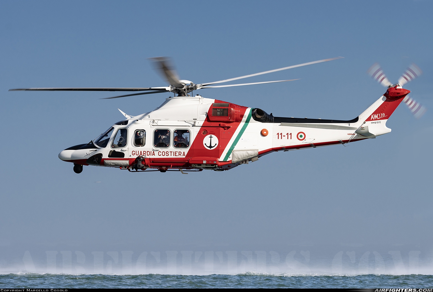 Italy - Guardia Costiera AgustaWestland PH-139C MM81910 at Off-Airport - Lignano Sabbia, Italy
