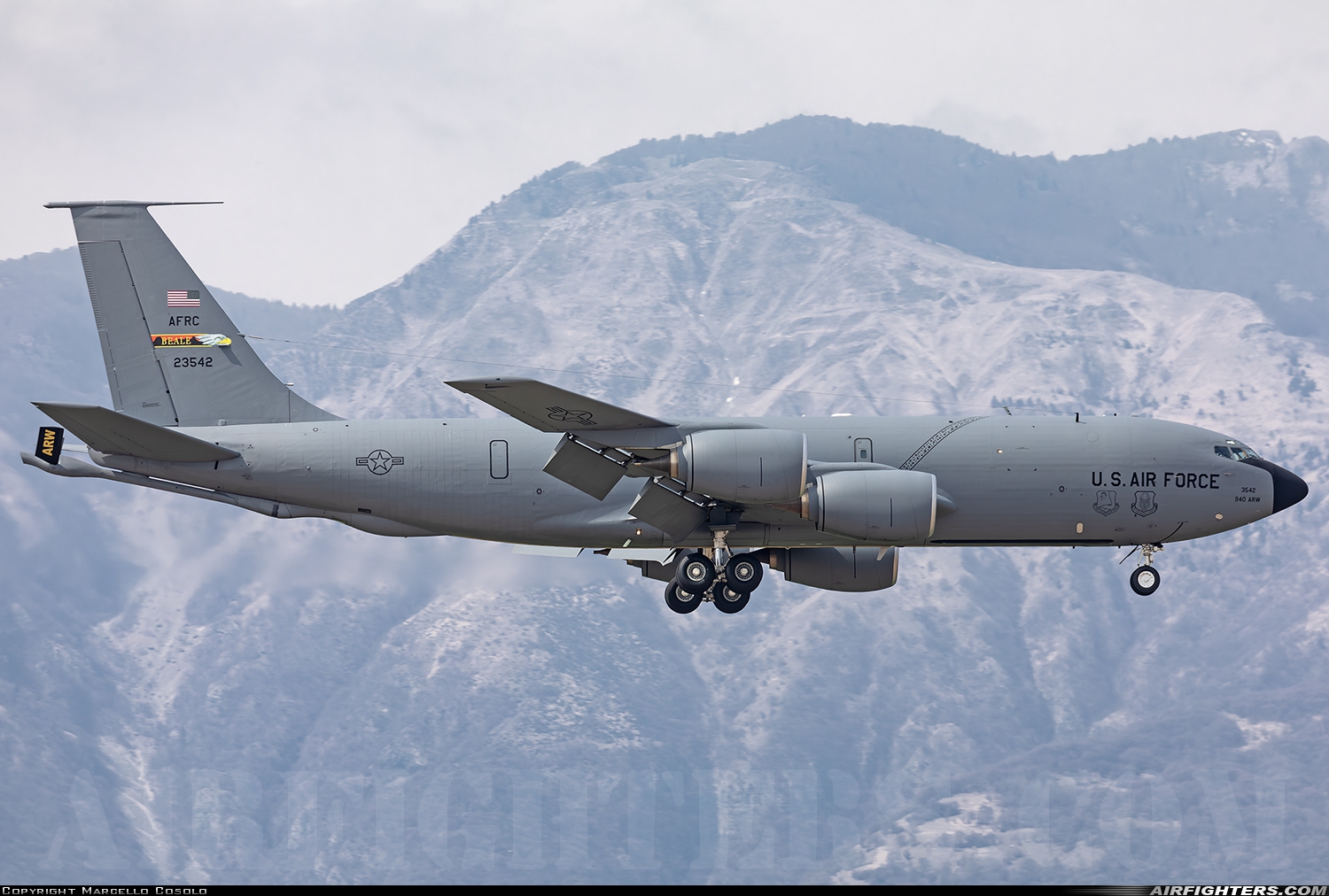USA - Air Force Boeing KC-135R Stratotanker (717-148) 62-3542 at Aviano (- Pagliano e Gori) (AVB / LIPA), Italy