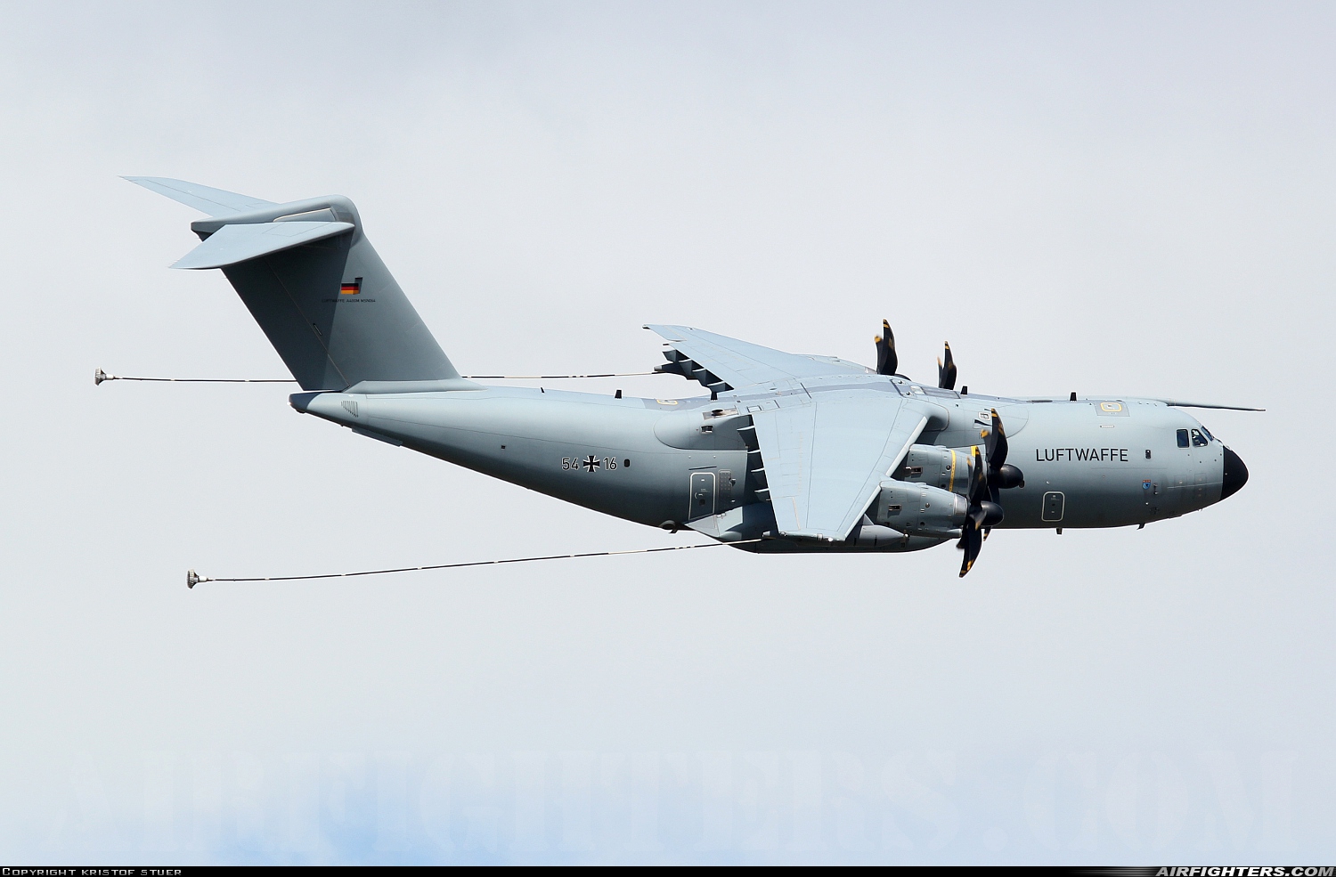 Germany - Air Force Airbus A400M-180 Atlas 54+16 at Fairford (FFD / EGVA), UK