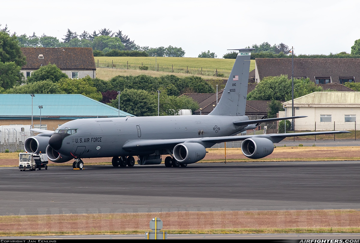 USA - Air Force Boeing KC-135R Stratotanker (717-148) 58-0021 at Glasgow - Prestwick (PIK / EGPK), UK