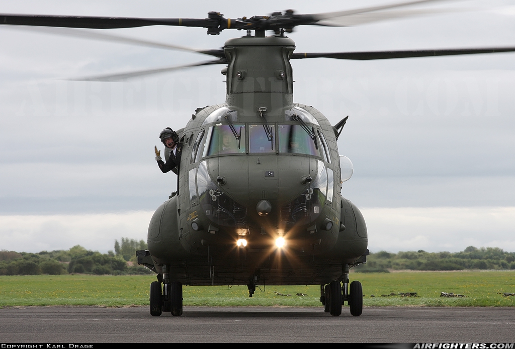 UK - Air Force Boeing Vertol Chinook HC2 (CH-47D) ZA708 at Woodvale (EGOW), UK