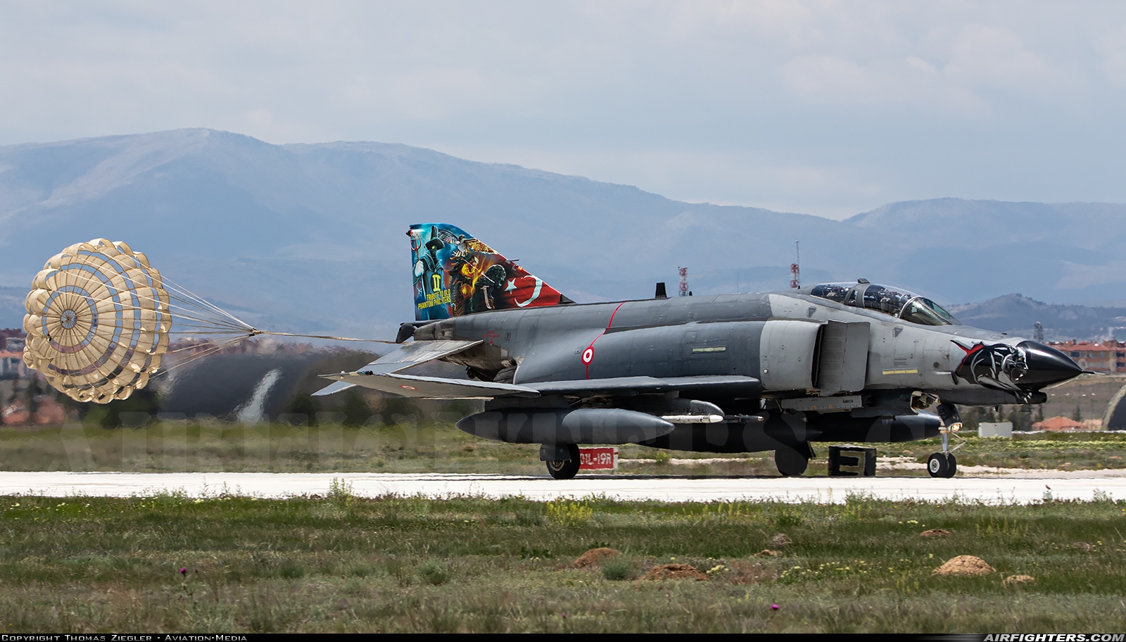 Türkiye - Air Force McDonnell Douglas F-4E-2020 Terminator 73-1023 at Konya (KYA / LTAN), Türkiye