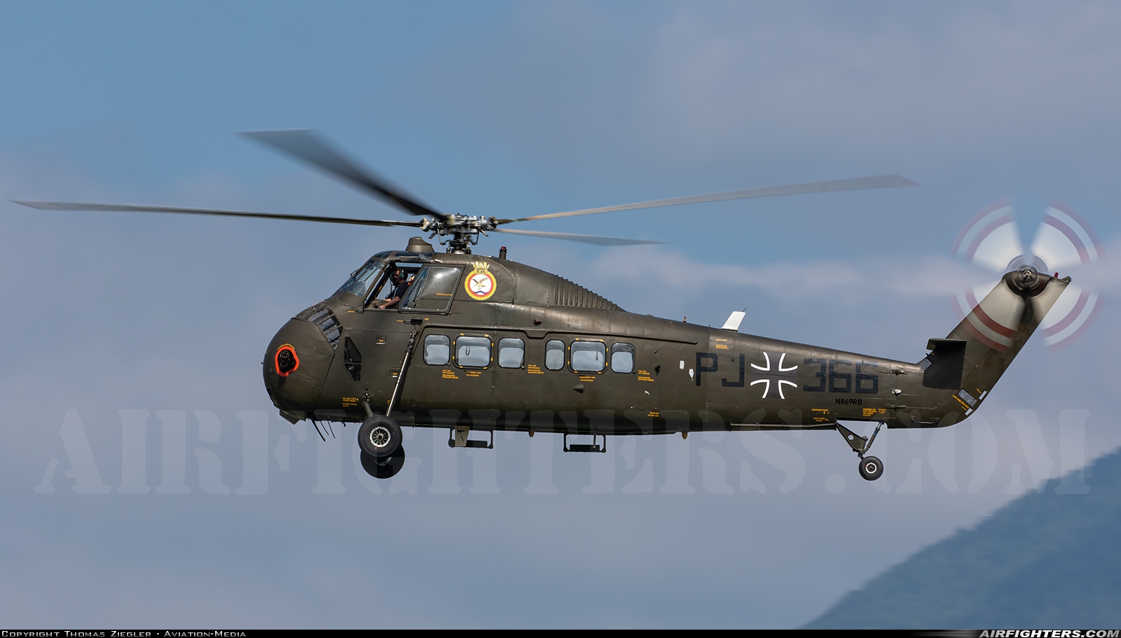 Private - The Flying Bulls Museum Sikorsky CH-34A Choctaw (S-58) N869RB at Salzburg - W.A. Mozart (Maxglan) (SZG / LOWS), Austria