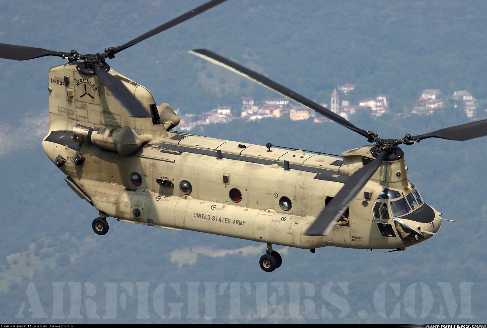 USA - Army Boeing Vertol CH-47F Chinook 14-08458 at Aviano (- Pagliano e Gori) (AVB / LIPA), Italy