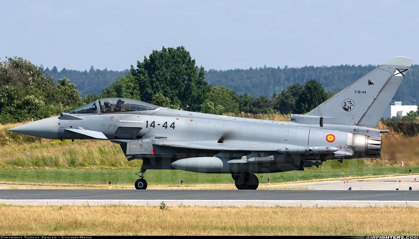 Spain - Air Force Eurofighter C-16 Typhoon (EF-2000S) C.16-44 at Neuburg - Zell (ETSN), Germany